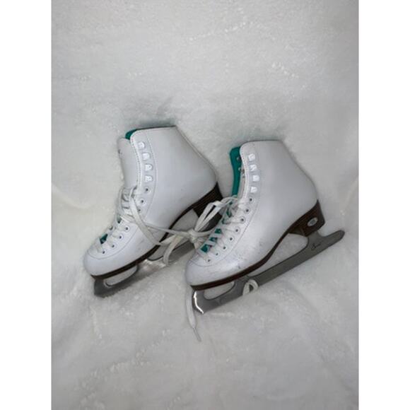 Riedell Opal Women's Ice Skates‎ White Size 5 - Picture 1 of 8